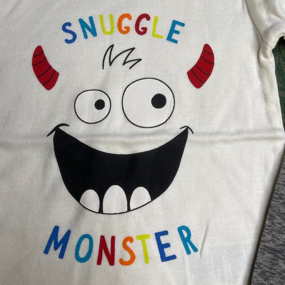 NWT 5T 5 4t 3t boy girl SNUGGLE MONSTER rainbow Old Navy pajamas 6P Bundle pride - Picture 7 of 12